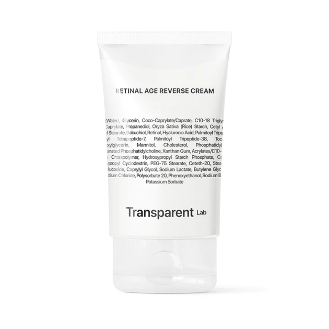 Transparent Lab Retinal Age Reverse Cream 50 ml - Антивіковий крем для обличчя з ретиналем та бакучиолом